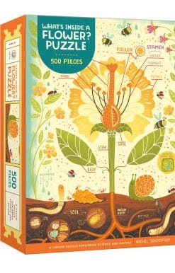 What's Inside a Flower? Puzzle: Exploring Science and Nature 500-Piece Jigsaw Puzzle Jigsaw Puzzles for Adults and Jigsaw Puzzles for Kids