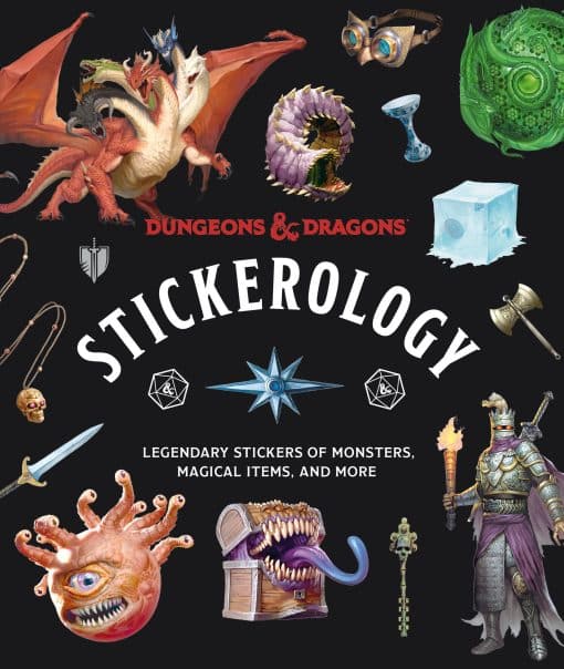 Legendary Stickers of Monsters, Magical Items, and More: Stickers for Journals, Water Bottles, Laptops, Planners, and More: Dungeons & Dragons Stickerology