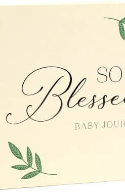 A Christian Baby Memory Book and Keepsake for Baby's First Year: So Blessed Baby Journal