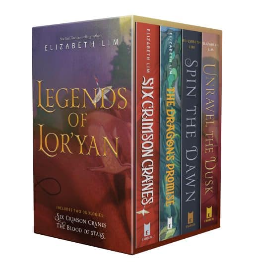 Six Crimson Cranes; The Dragon's Promise; Spin the Dawn; Unravel the Dusk: Legends of Lor'yan 4-Book Boxed Set