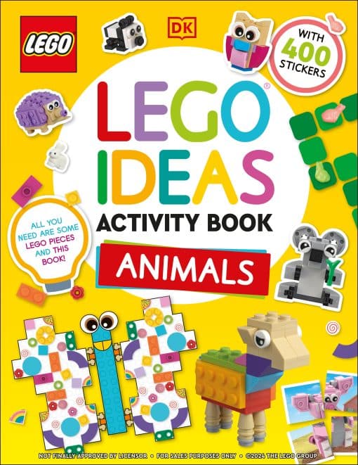 LEGO Ideas Activity Book Animals: Packed with LEGO Building and Sticker Activities and Fun Facts. With 400 Stickers!