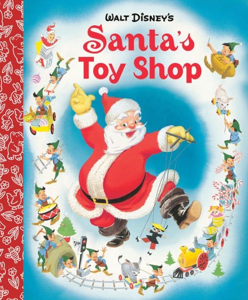 Santa's Toy Shop Little Golden Board Book (Disney Classic):