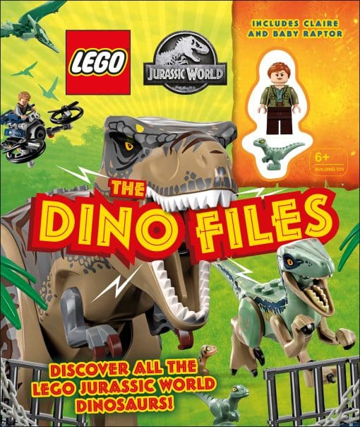 with LEGO Jurassic World Claire Minifigure and Baby Raptor!: LEGO Jurassic World The Dino Files