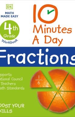 10 Minutes a Day Fractions, 4th Grade