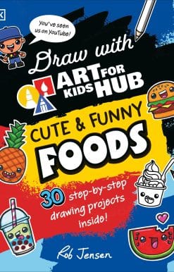 Draw with Art for Kids Hub Cute and Funny Foods