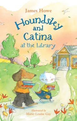Houndsley and Catina at the Library