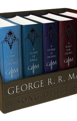 George R. R. Martin's A Game of Thrones Leather-Cloth Boxed Set (Song of Ice and Fire Series): A Game of Thrones, A Clash of Kings, A Storm of Swords, A Feast for Crows, and A Dance with Dragons