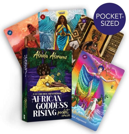 A 44-Card Deck and Guidebook: African Goddess Rising Pocket Oracle