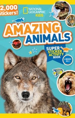 National Geographic Kids Amazing Animals Super Sticker Activity Book-Special Sales Edition: 2,000 Stickers!