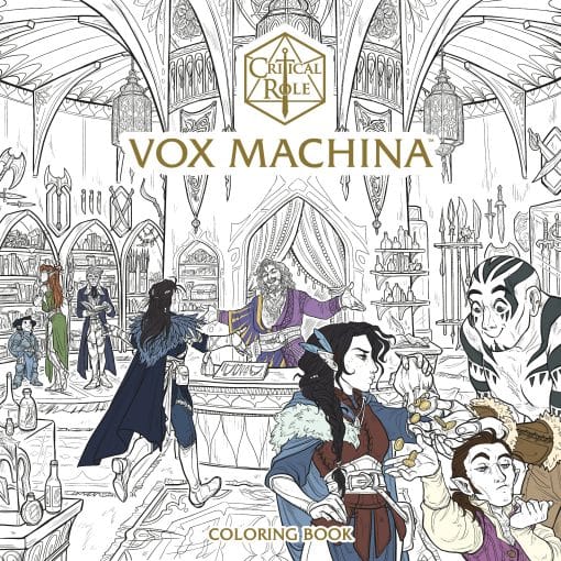 Critical Role: Vox Machina Coloring Book: