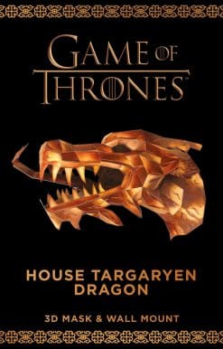 Game of Thrones Mask: House Targaryen Dragon (3D Mask & Wall Mount)