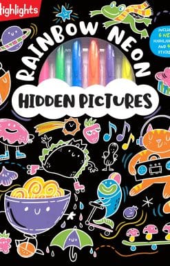 Rainbow Neon Hidden Pictures: