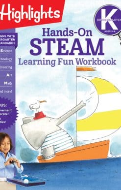 Kindergarten Hands-On STEAM Learning Fun Workbook