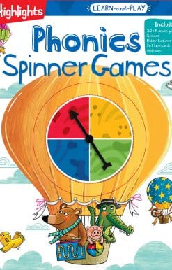 Highlights Learn-and-Play Phonics Spinner Games