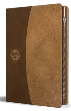 Biblia Reina Valera 1960 Tamaño grande, letra grande piel canela con cremallera / Spanish Holy Bible RVR 1960. Large Size Large Print Brown Leather with Zipper: