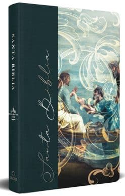 Biblia RVR 1960 letra grande, manual, tapa dura  de tela Pescador de hombres / S panish Bible RVR 1960 Handy Size Large Print Hardcover Cloth Fishers of Men