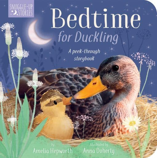 A Peek-through Book for Kids and Toddlers: Bedtime for Duckling