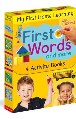 My Day; My World; Natural World; Things to Learn: First Words and More: 4 Activity Book Boxed Set with Stickers