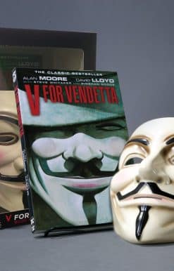 V for Vendetta Book & Mask Set