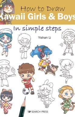 How to Draw Kawaii Girls and Boys in Simple Steps