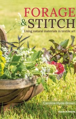 Using natural materials in textile art: Forage & Stitch