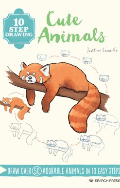 10 Step Drawing: Cute Animals: 'Draw over 50 adorable animals in 10 easy steps