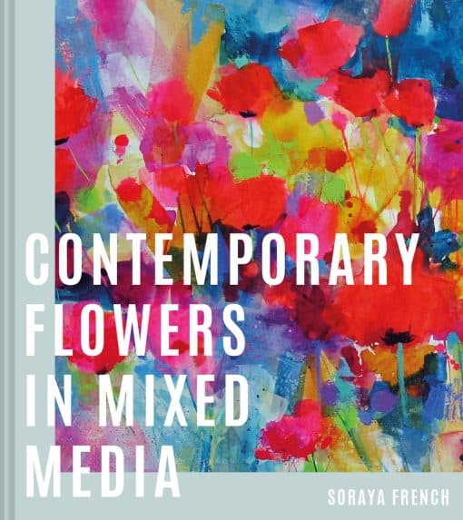 Contemporary Flowers in Mixed Media