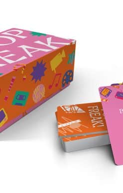 Pop Freak! : Pop Freak! is a hilarious pop-culture game of movies, TV, and celebrities to pla y in teams.