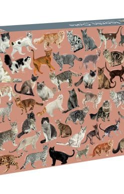 Iconic Cats: 1,000-Piece Jigsaw Puzzle
