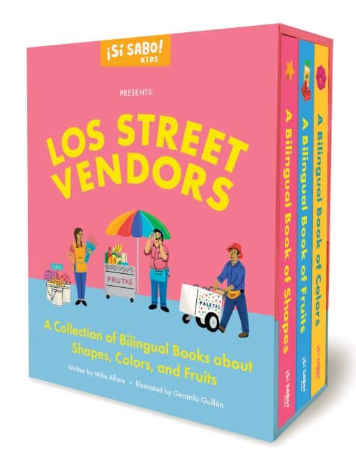 Los Street Vendors: A Collection of Bilingual Books about Shapes, Colors, and Fruits Inspired by Latin American Culture (Libros en Español)