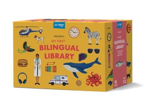 My First Bilingual Library: A Spanish-English Vocabulary Board Book Set of Colors, Numbers, Animals, ABCs, and More