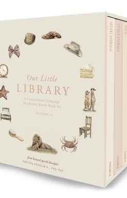 Our Little Library Vol. 2: A Foundational Language Vocabulary Board Book Set for Babies