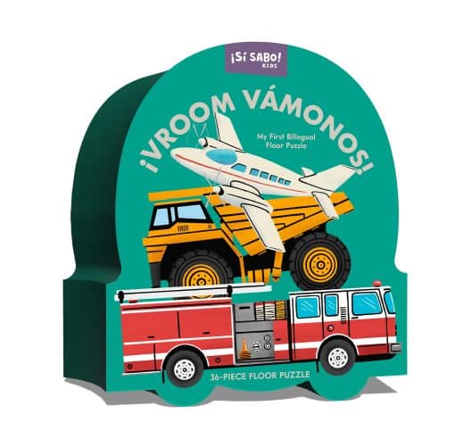 ¡Vroom Vámonos!: My First Bilingual Floor Puzzle (36-Piece Jigsaw Puzzle)