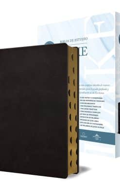 RVR 1960 Biblia de estudio Dake, tamaño grande, piel negra CON ÍNDICE / Spanish RVR 1960 Dake Study Bible, Large Size, Black Leather, Index