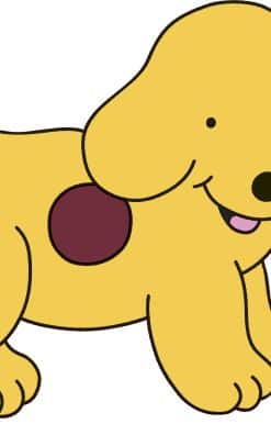 All About Spot: A dog-shaped board book for babies and toddlers