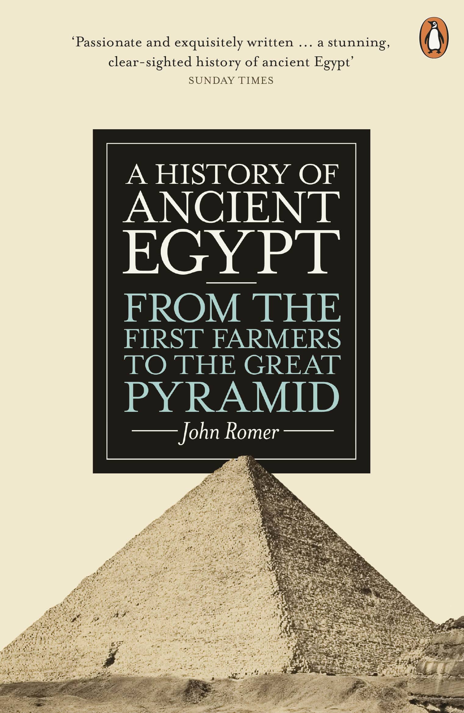 9780141399713 A History of Ancient Egypt: From the First Farmers to the Great Pyramid