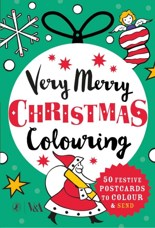 Very Merry Christmas Colouring: 50 Festive Postcards to Colour and Send