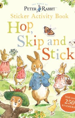 Peter Rabbit Hop, Skip, Stick Sticker Activity