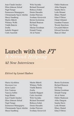 Lunch with the FT: A Second Helping