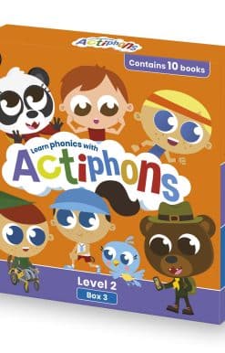 Actiphons Level 2 Box 3: Books 19-28: Learn phonics and get active with Actiphons!