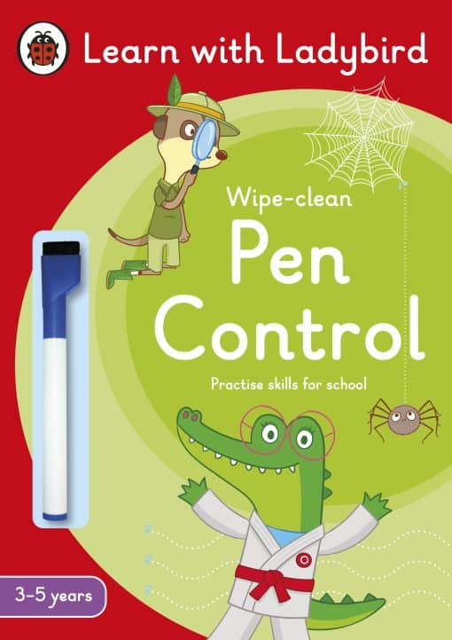 Pen Control: A Learn with Ladybird Wipe-Clean Activity Book 3-5 years: Ideal for home learning (EYFS)
