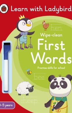 First Words: A Learn with Ladybird Wipe-Clean Activity Book 3-5 years: Ideal for home learning (EYFS)