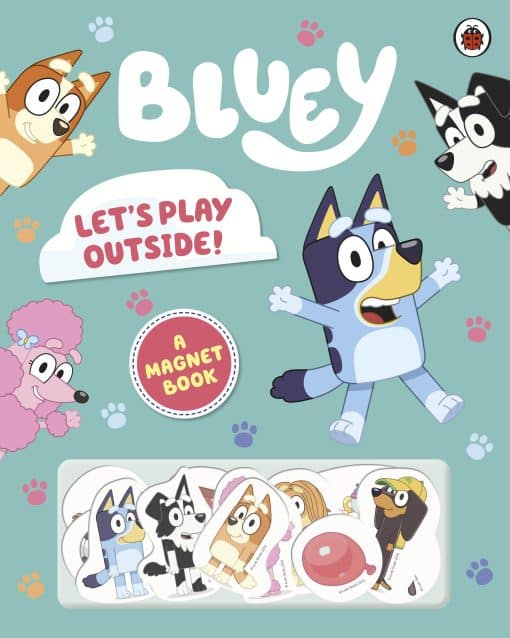 Bluey: Let's Play Outside!: Magnet Book