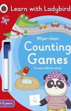 Counting Games: A Learn with Ladybird Wipe-clean Activity Book (3-5 years): Ideal for home learning (EYFS)