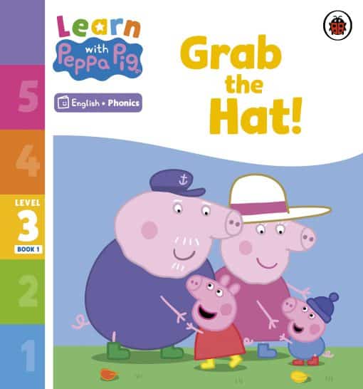 Learn with Peppa Phonics Level 3 Book 1 – Grab the Hat! (Phonics Reader)