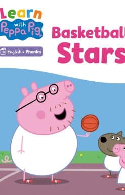 Learn with Peppa Phonics Level 5 Book 12 – Basketball Stars! (Phonics Reader)