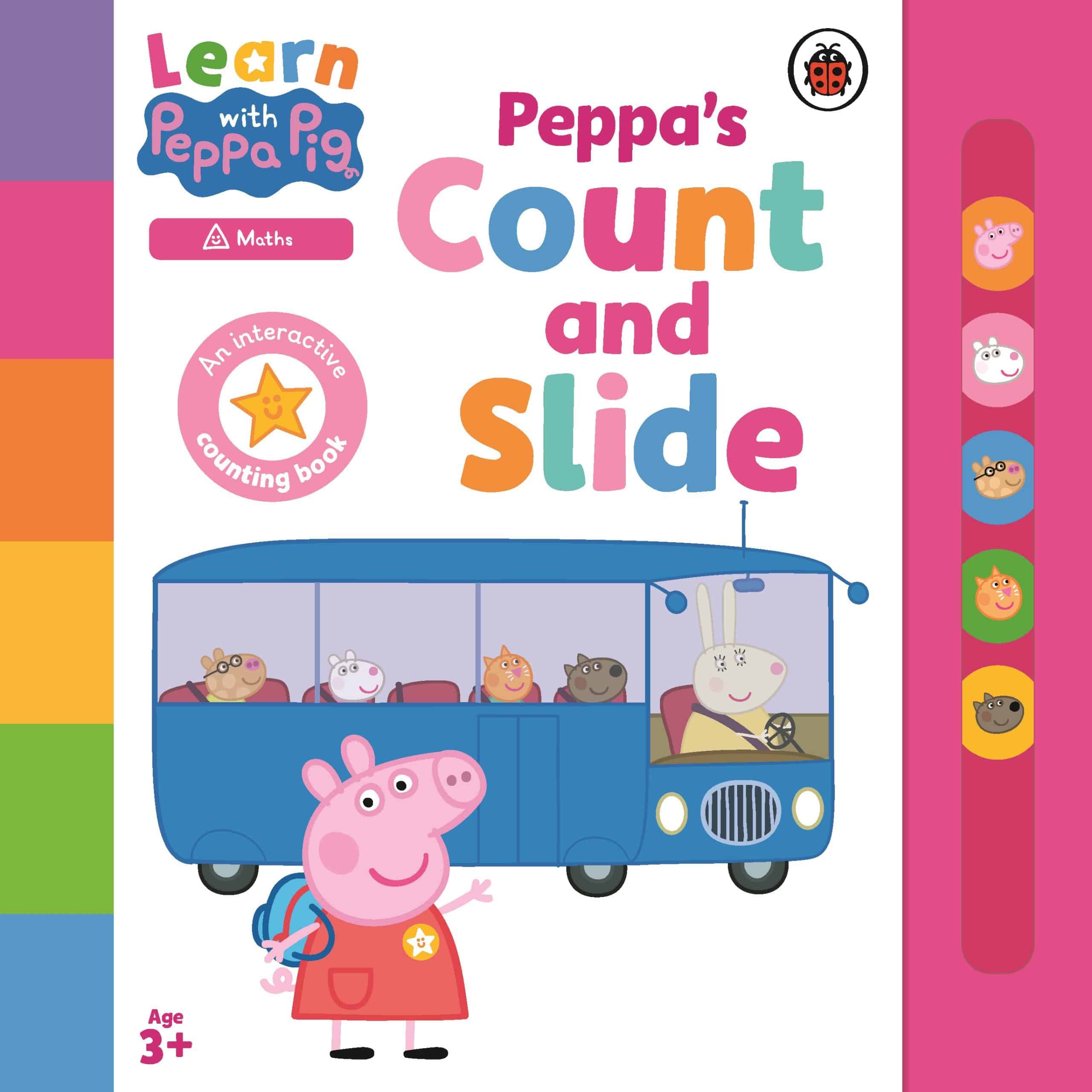 9780241601815 Learn with Peppa: Peppa's Count and Slide