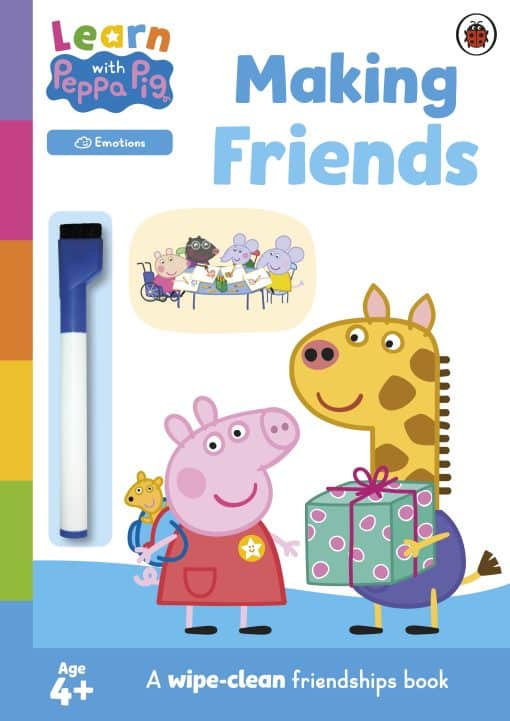 Learn with Peppa: Making Friends: Wipe-Clean Activity Book