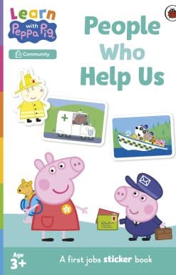 Learn with Peppa: People Who Help Us Sticker activity book