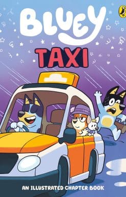 Join Bluey and Bingo as they play a game of taxi in this fun-filled fiction novel!Hugo Borinson is in a huge hurry to get to the airport! Can his taxi driver get him there on time – and in one piece?This hilarious and brilliantly illustrated chapter book is perfect for 6+ readers and Bluey fans."TAXI!"Hop in and join the adventure!Try Bluey: Trains for more chapter book reading fun!Bluey is an Emmy award-winning Australian children's television programme following the adventures of a loveable six-year-old Blue Heeler Puppy, Bluey and her family. It’s currently showing on Disney+, BBC iPlayer and CBeebies in the UK. Bluey enjoys exploring the world and using her imagination to turn everyday life into an amazing adventure. Join Bluey in this fun collection of story, activity and novelty books that celebrate play.